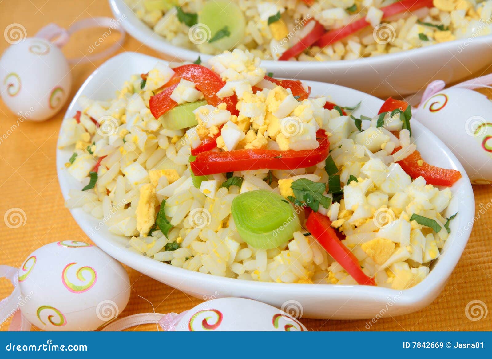 Rice with Vegetable and Egg Stock Image Image of food, recipe 7842669