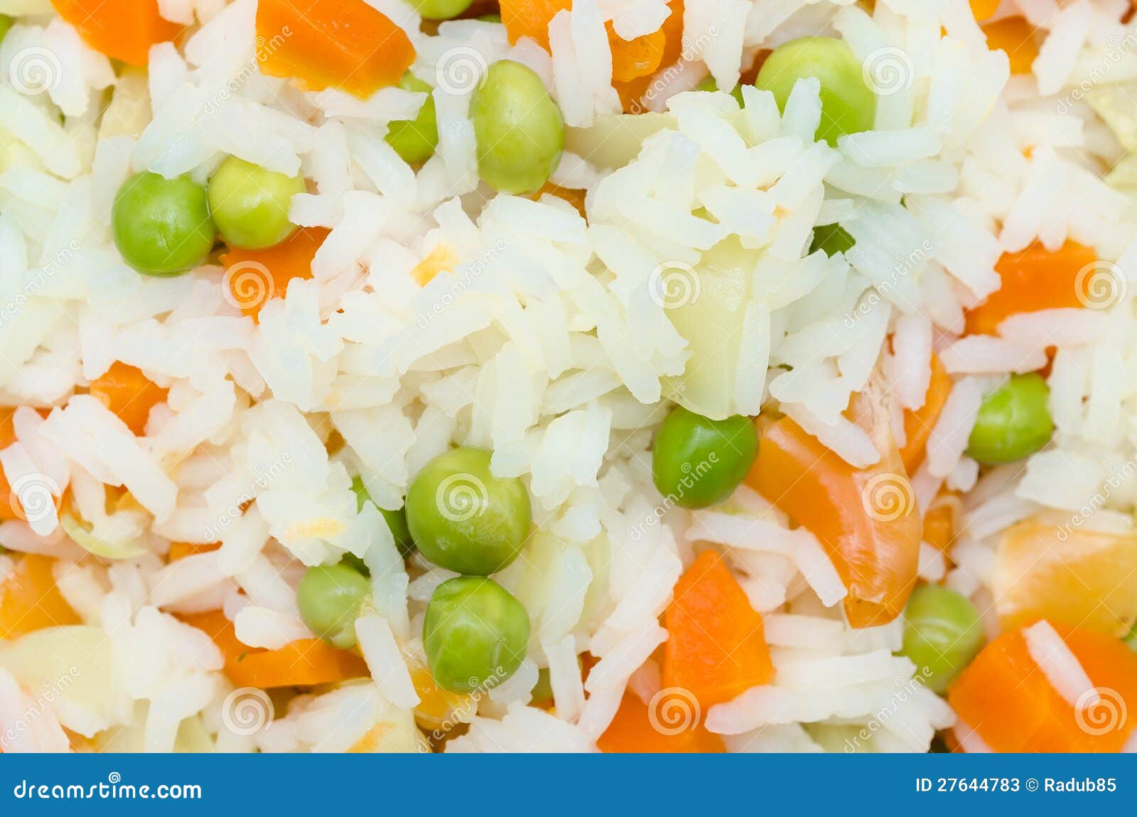Rice and Vegetables stock image. Image of colored, carbohydrates 27644783