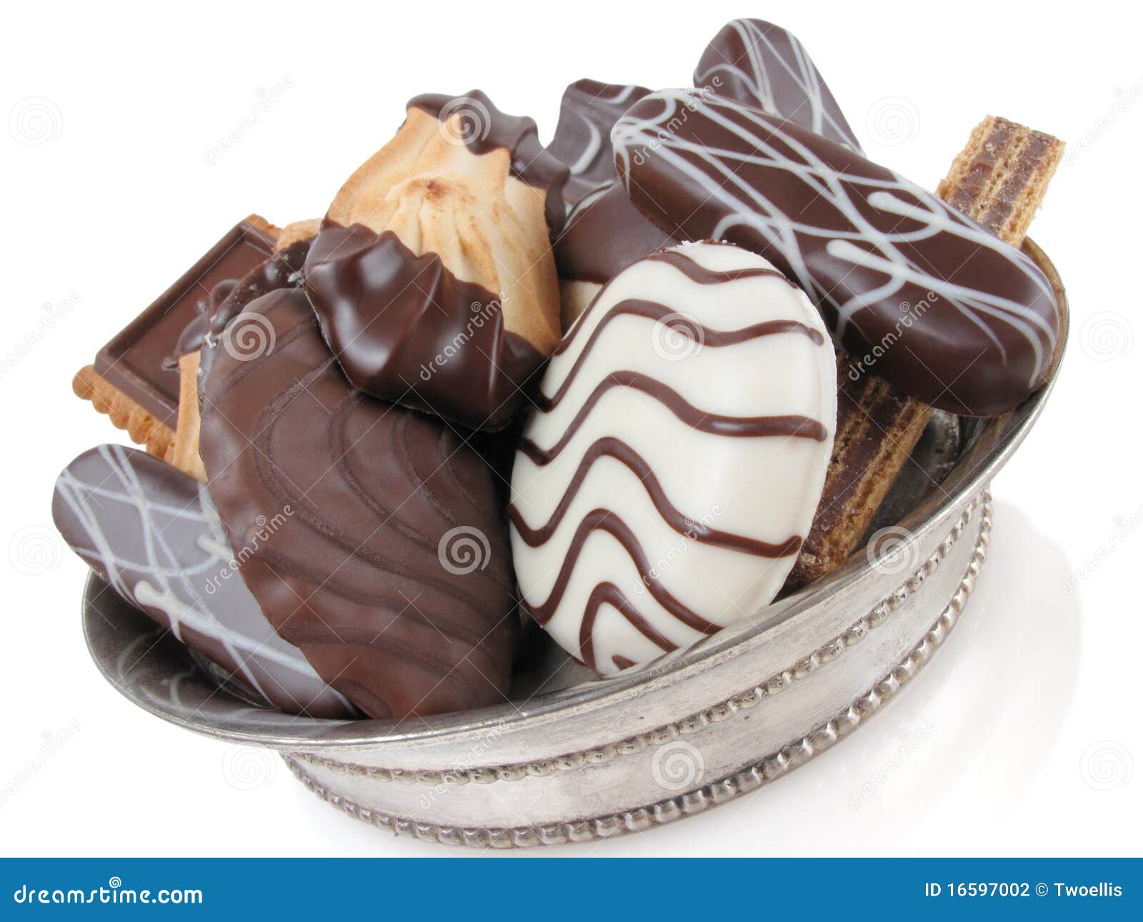 Rich Chocolate Cookies stock photo. Image of sweet, cookie 16597002