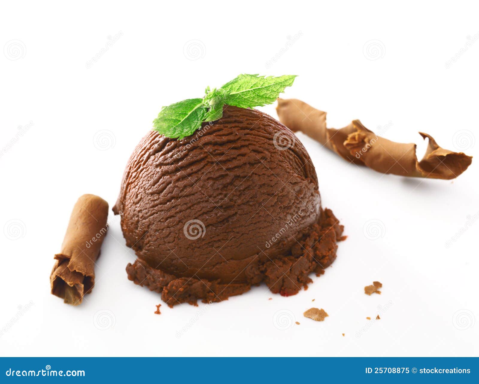 rich creamy chocolate icecream
