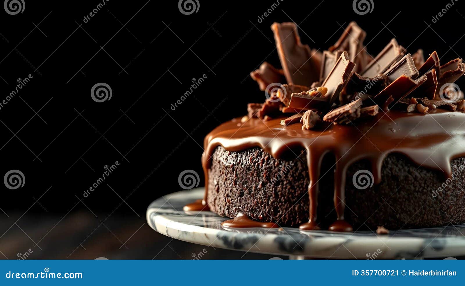 a rich and decadent birthday chocolate cake