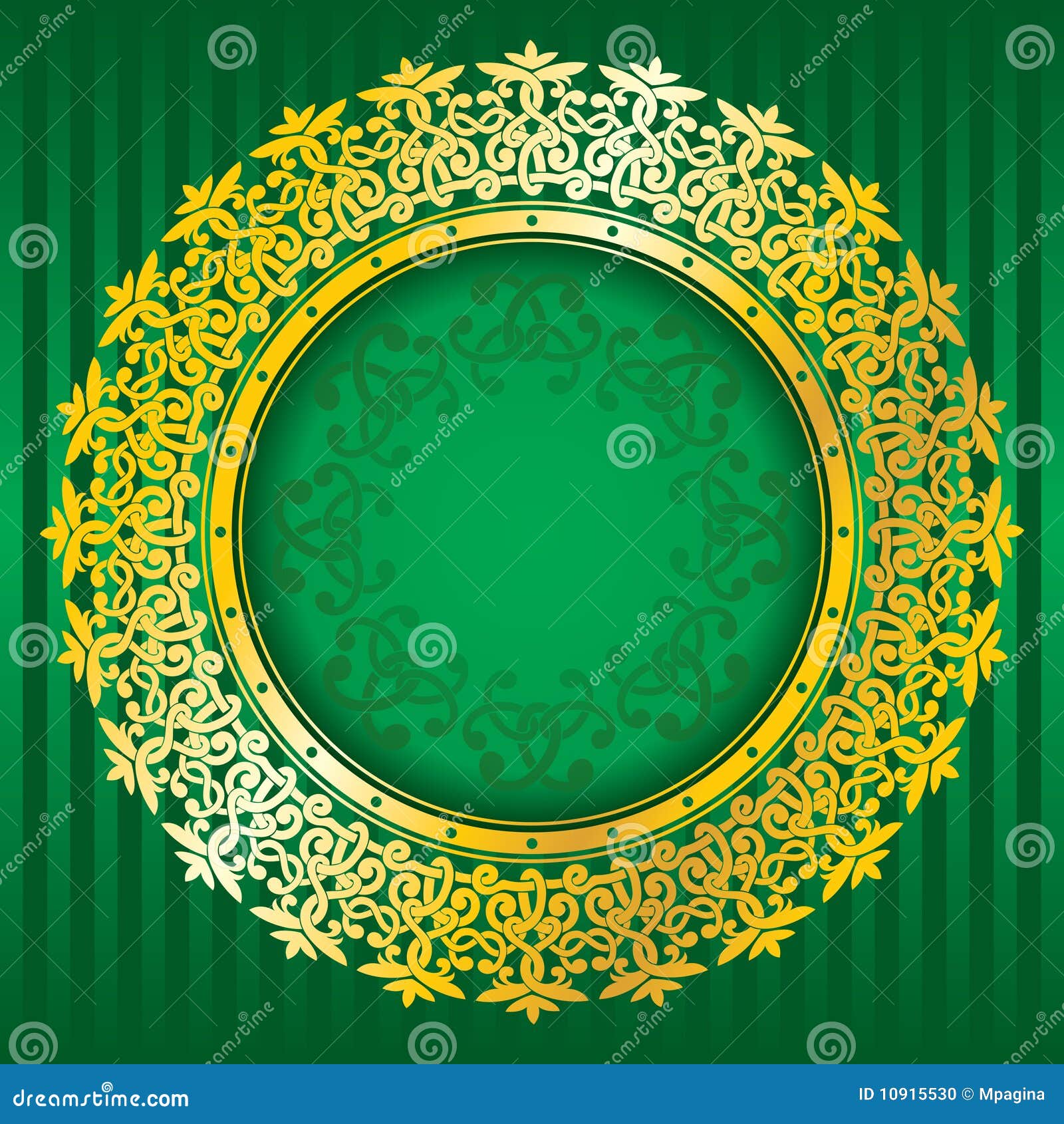 Rich Gold Ornaments. Vector. Stock Vector Illustration of victorian