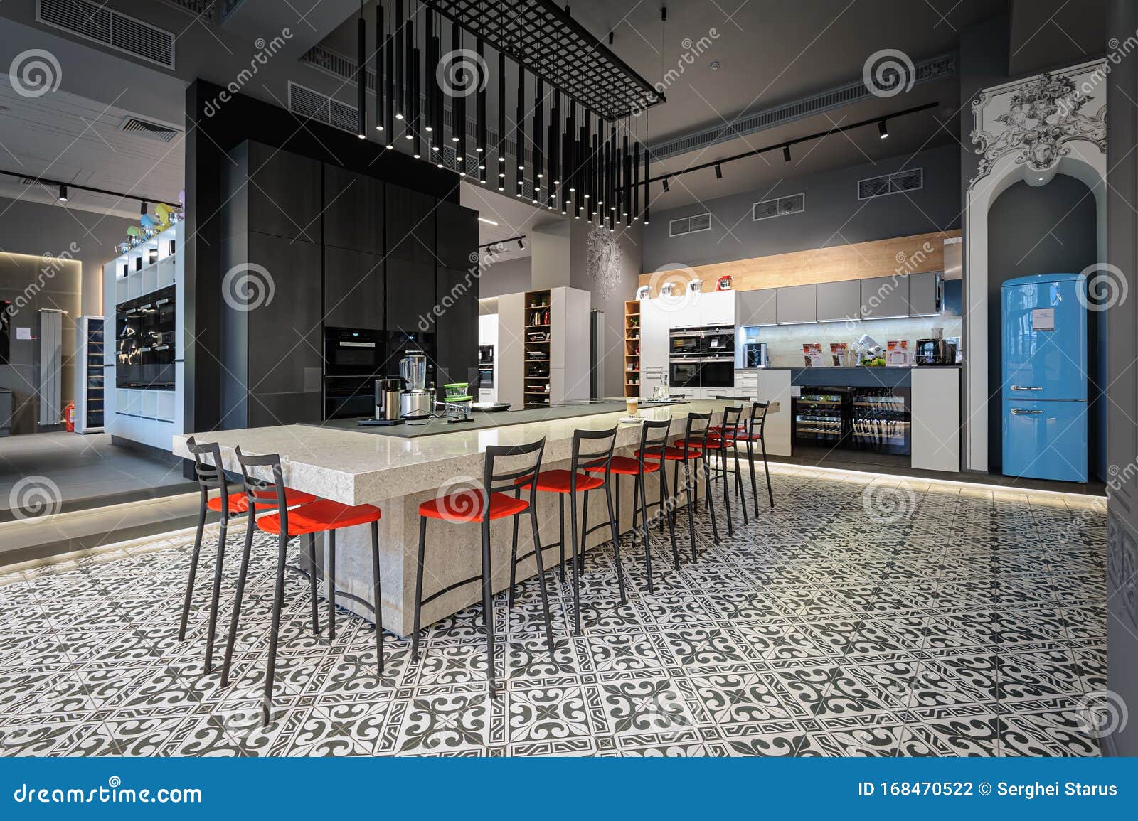 Premium Home Appliance Store Interior Stock Photo Image of household