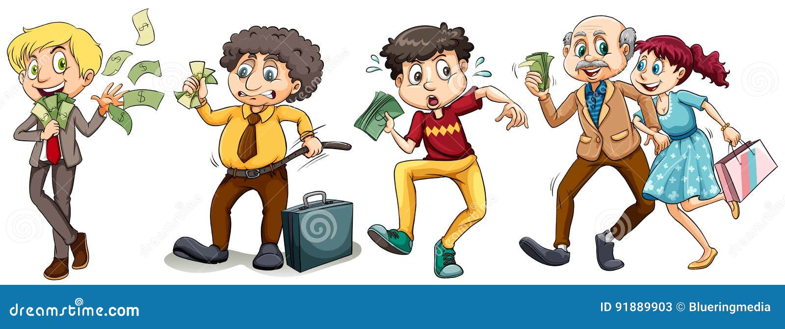 Rich People. Happy People With A Lot Of Money Luxury Lifestyle