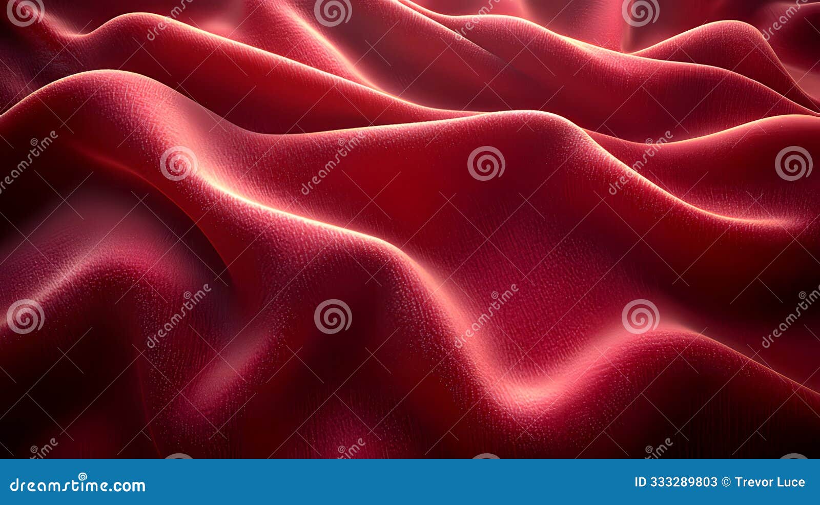 rich velvet fabric with deep folds