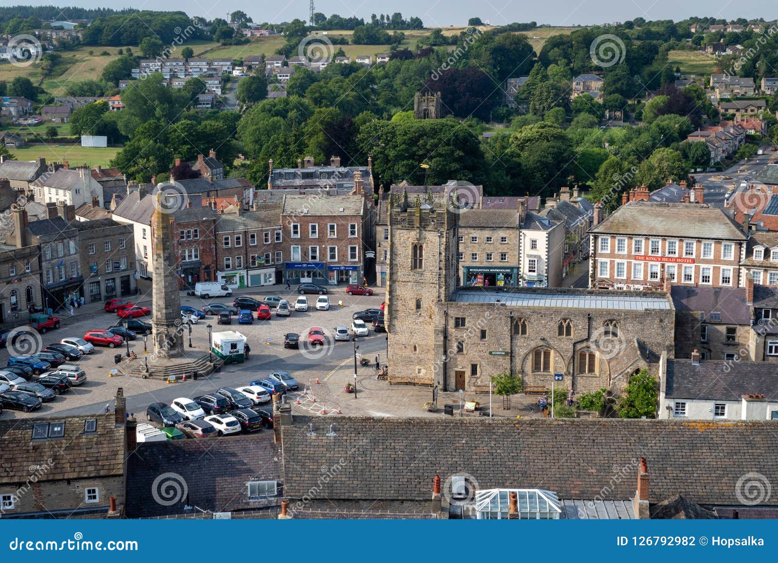 Richmond Yorkshire England - Richmond Castle In Yorkshire England Wall