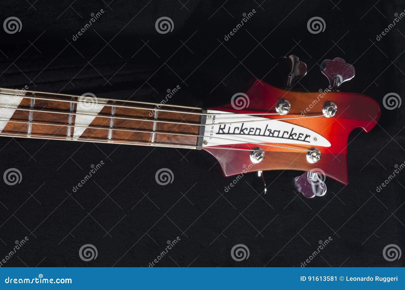 Rickenbacker Electric Bass editorial photo. Image of electric