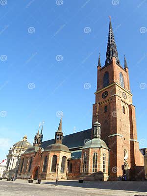 The Riddarholm Church One Of The Oldest Buildings In Stockholm Stock 