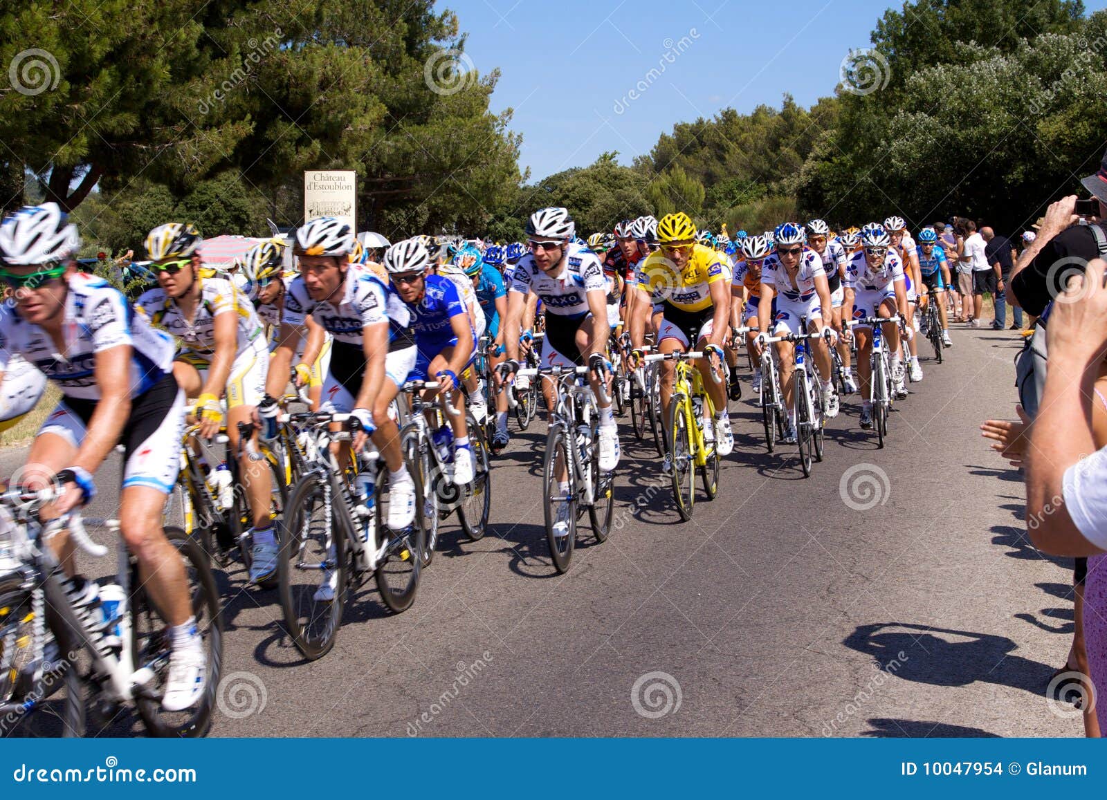 Riders in Tour De France 2009 Editorial Stock Image Image of pain