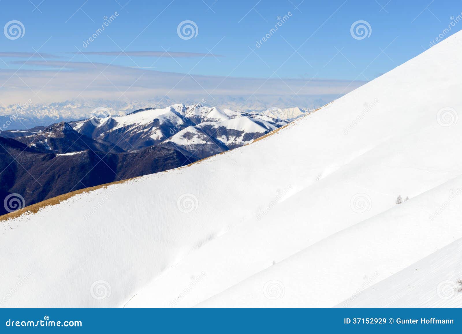 ridge of mount san primo (north italy)