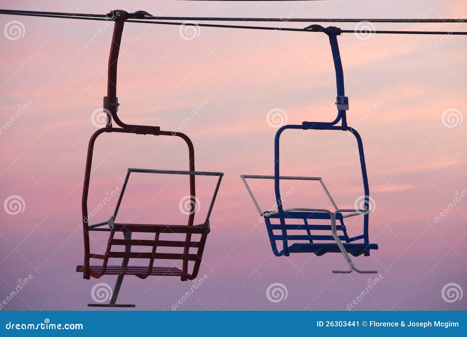 Riding High Chair Lifts stock image. Image of serenity 26303441