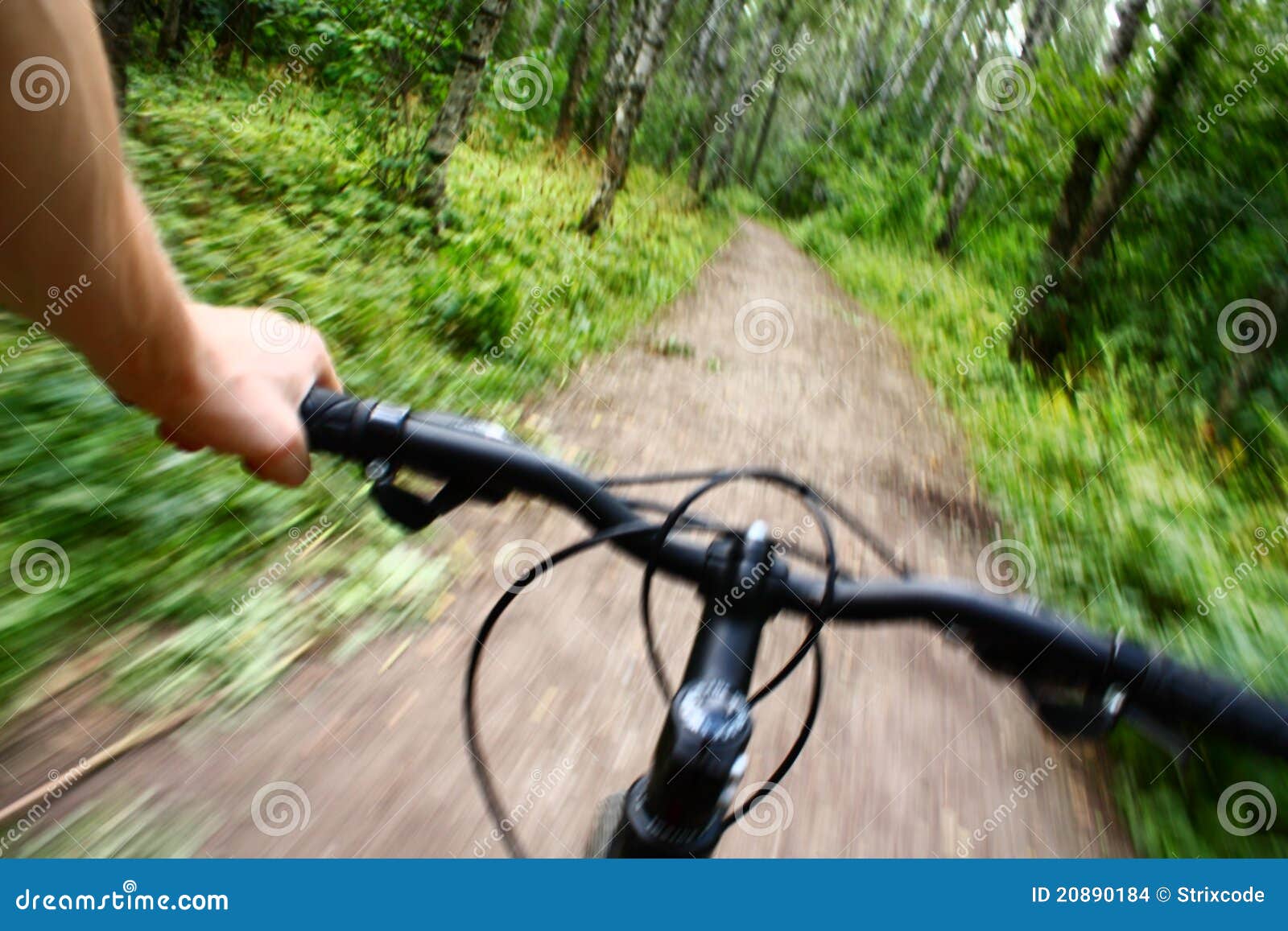 riding mountain bike