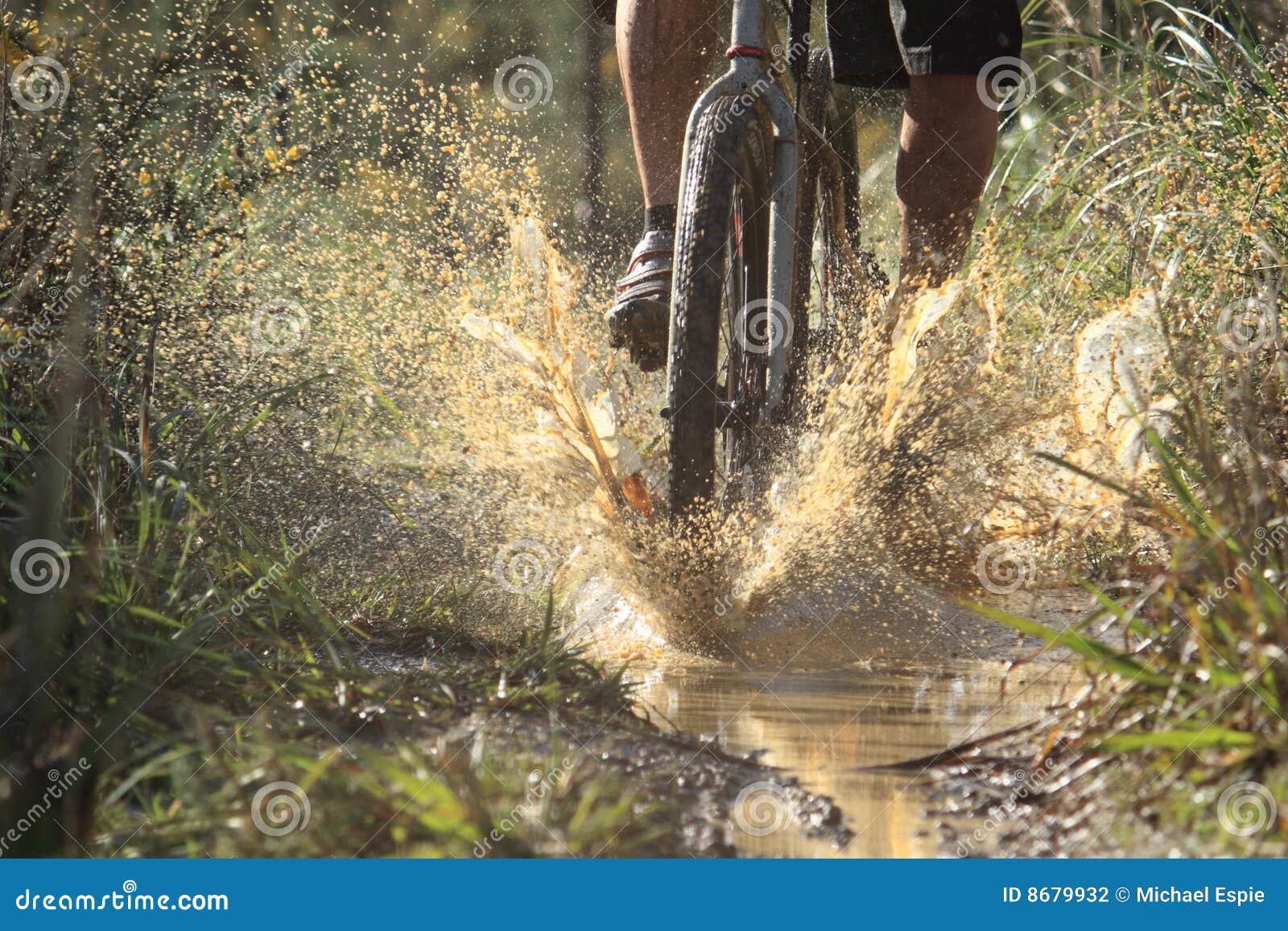 Riding Through Mud stock photo. Image of excitment, track - 8679932