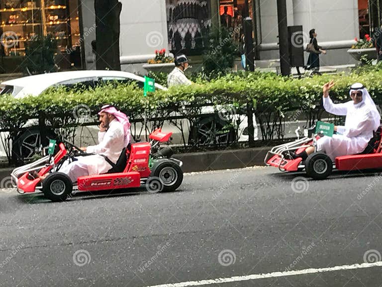 Japanese go karts editorial stock image. Image of carts - 280588714