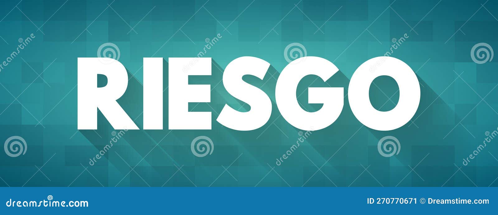 riesgo (spanish words for risk) text quote, concept background