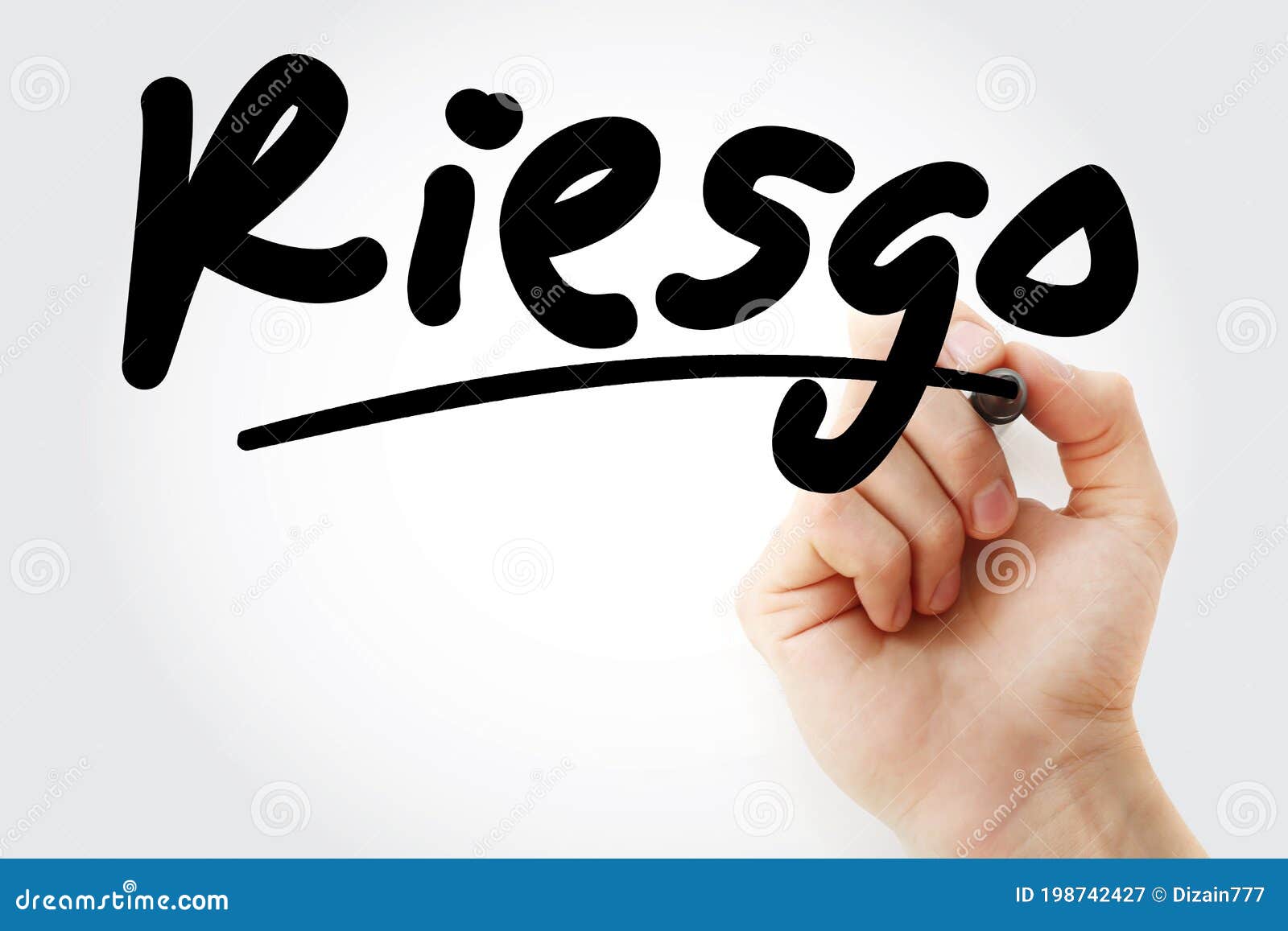 riesgo spanish words for risk text