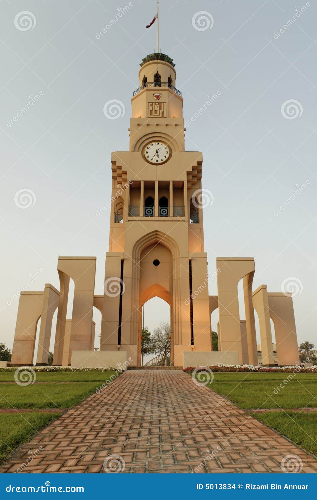 riffa clock tower, bahrain