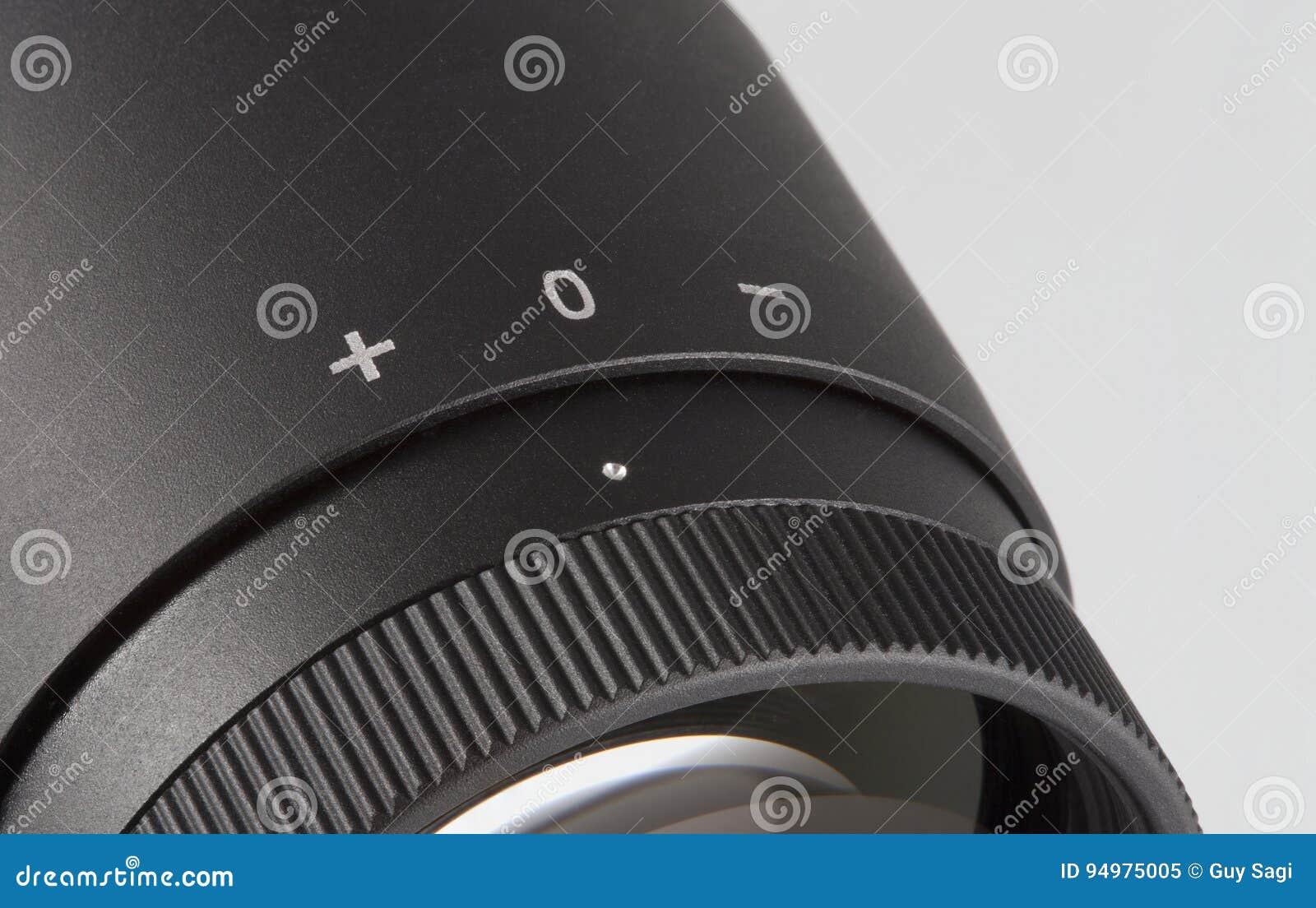 Rifle Scope Diopter Adjustment Stock Image - Image of lens, black: 94975005