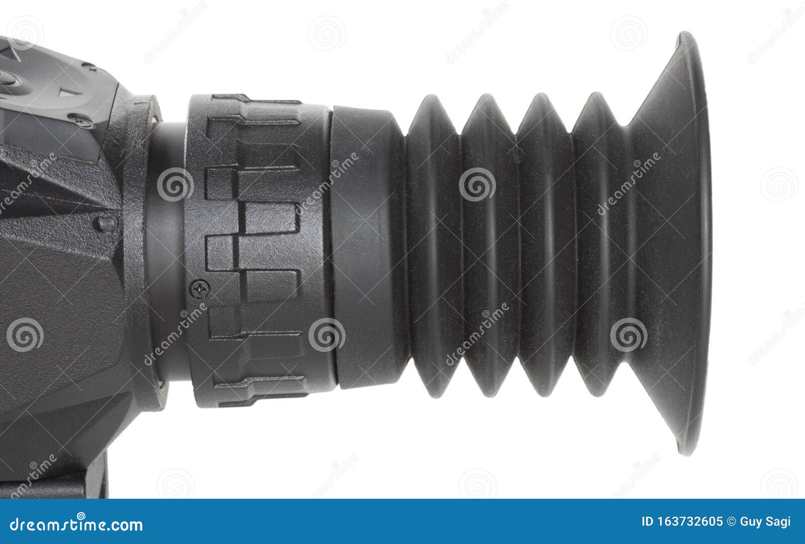 Rifle Scope Eyepiece Bellows Stock Image Image of piece, rifle 163732605