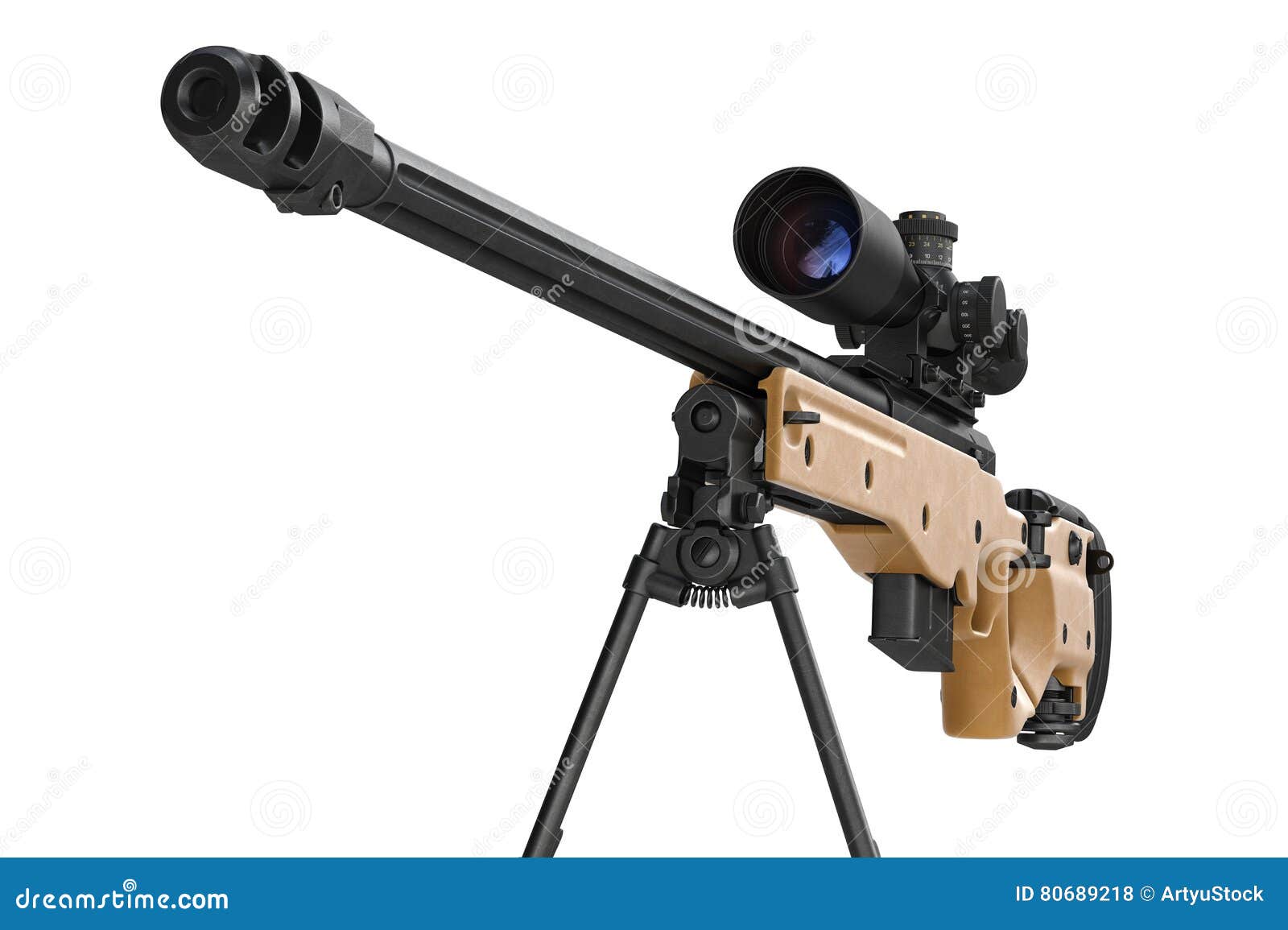 sniper rifle scope view