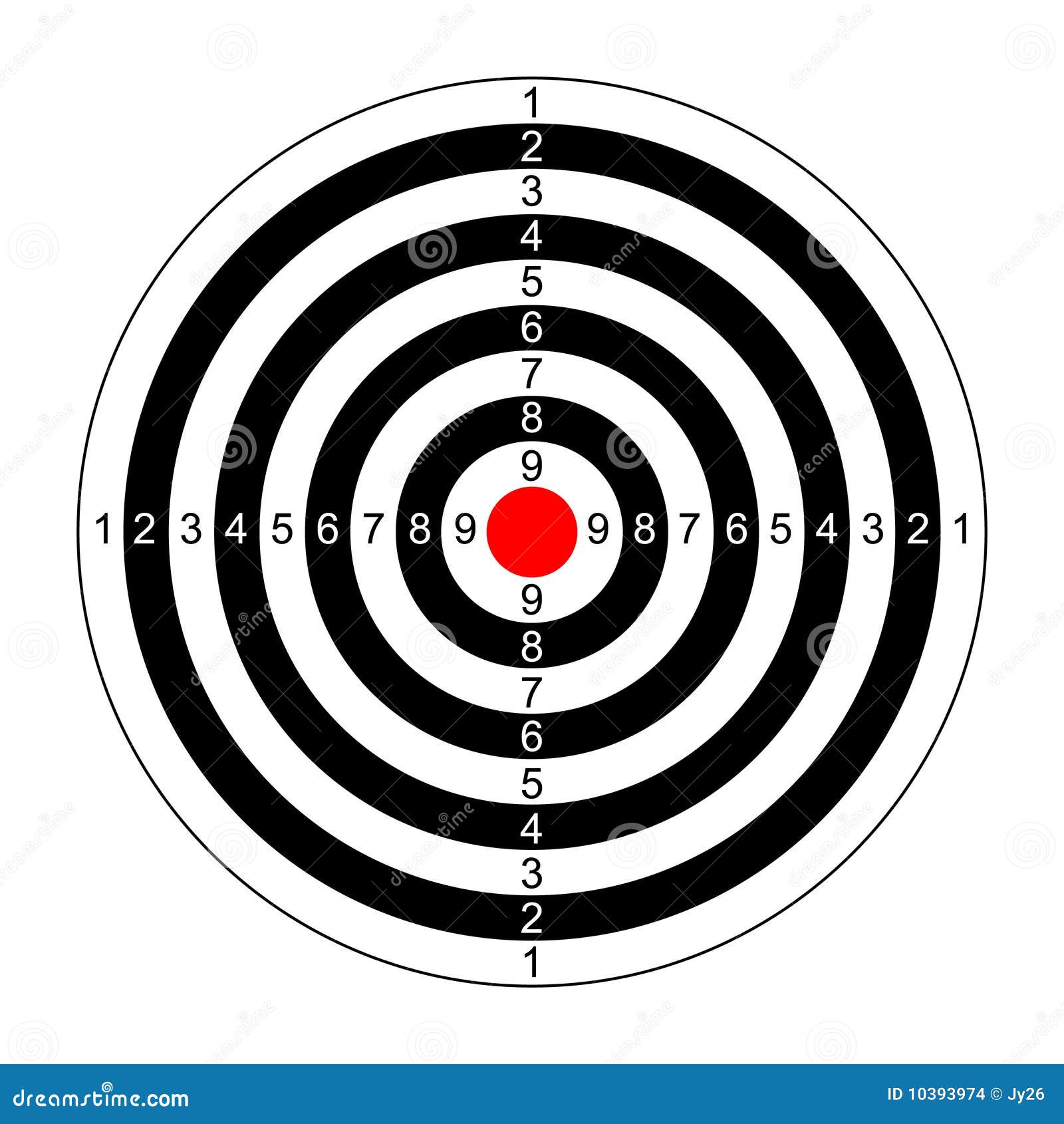 Rifle target vector stock vector. Illustration of hunting - 10393974