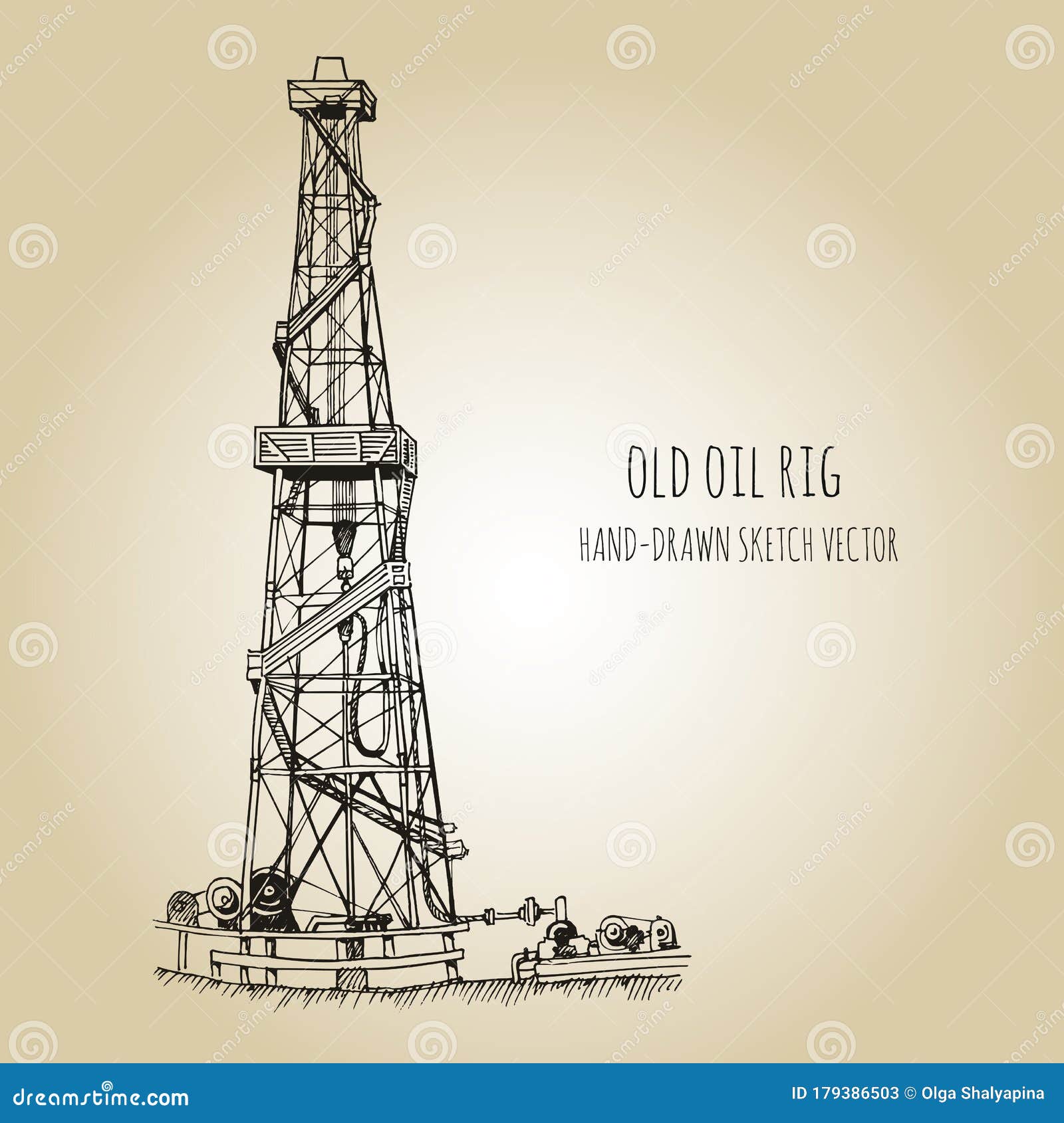 Oil Rig Gas Vectors from GraphicRiver