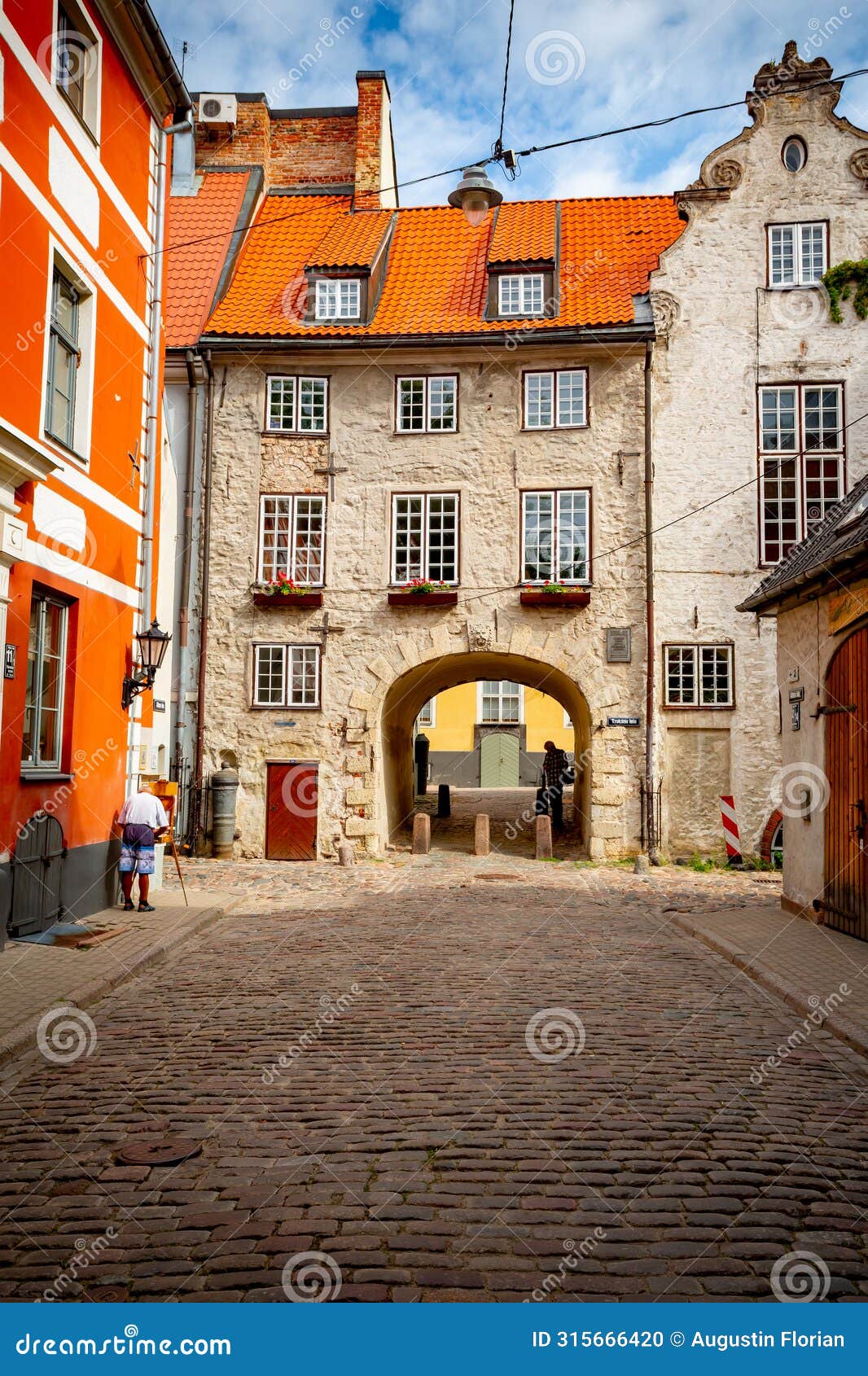riga, latvia. swedish gate