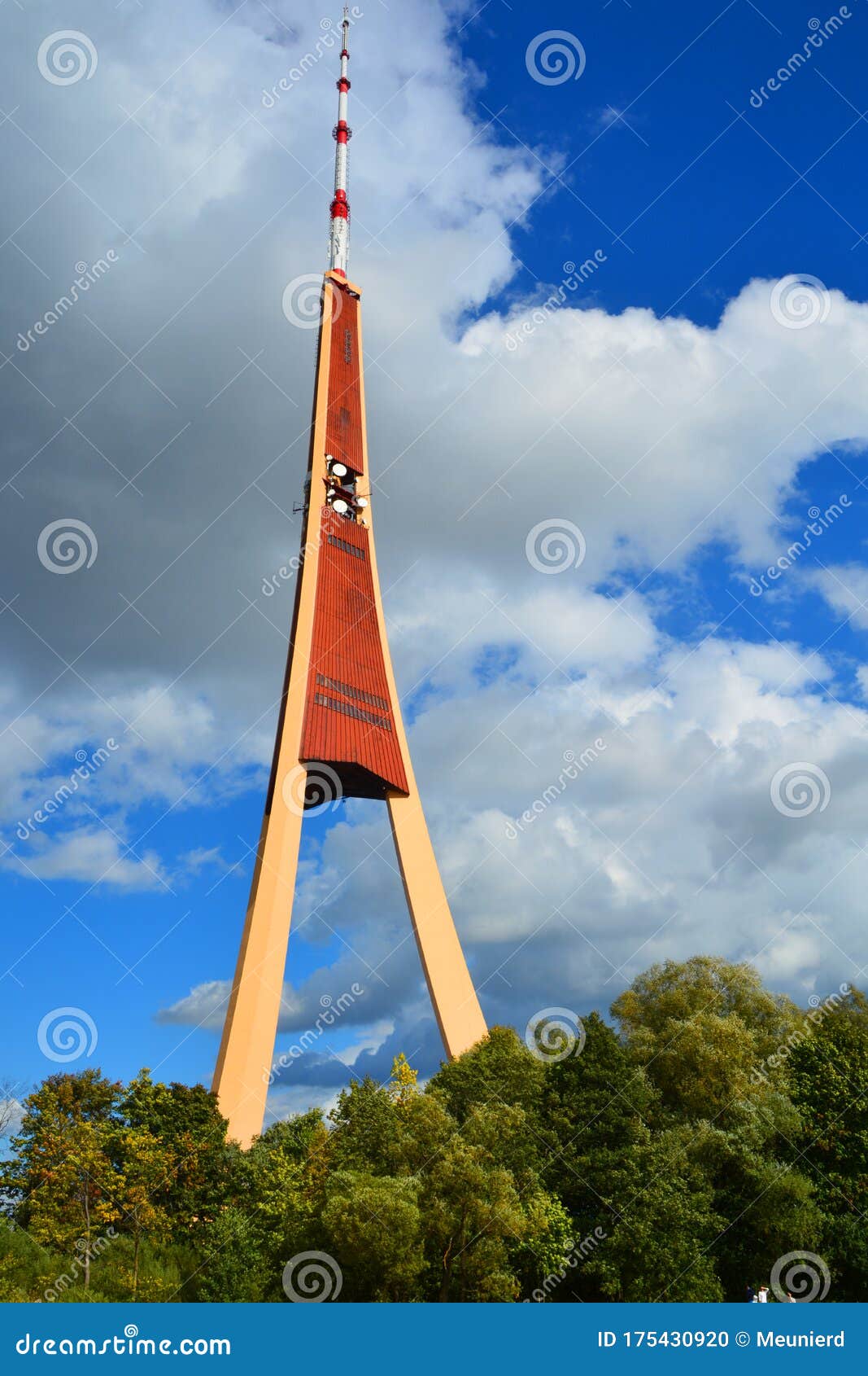 Riga Radio and TV Tower is the Tallest Tower in the European Union  Editorial Image - Image of center, capital: 175430920