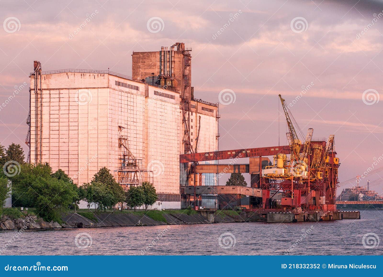 rigas ostas elevators buildings in riga, latvia, baltic countries