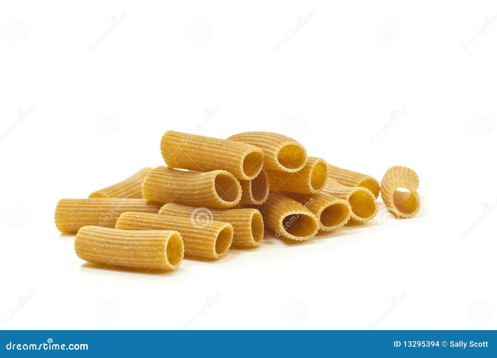 Rigatoni stock photo. Image of ridges, dried, space, noodle 13295394