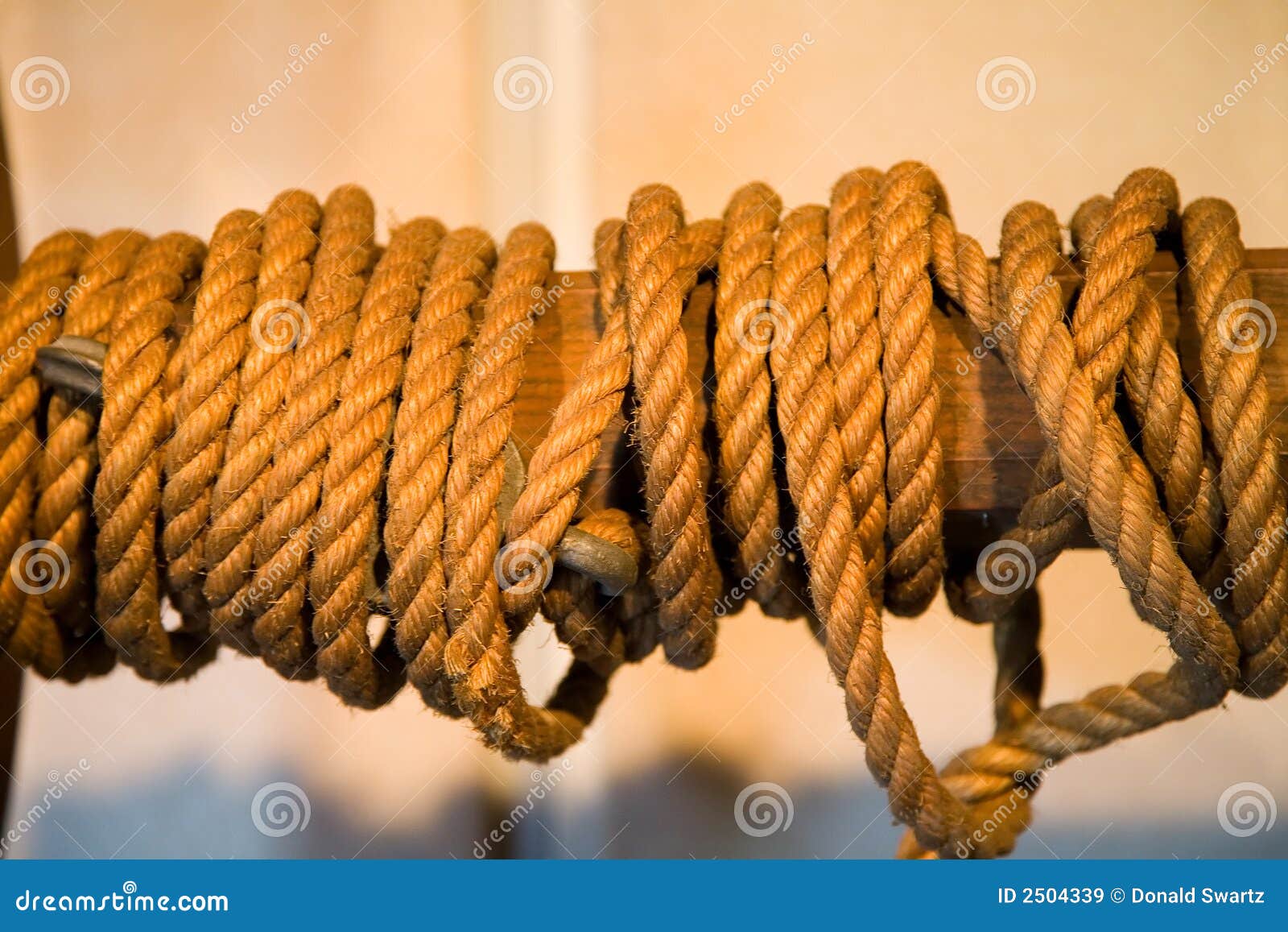 Rigging Rope RoyaltyFree Stock Photography 57147611