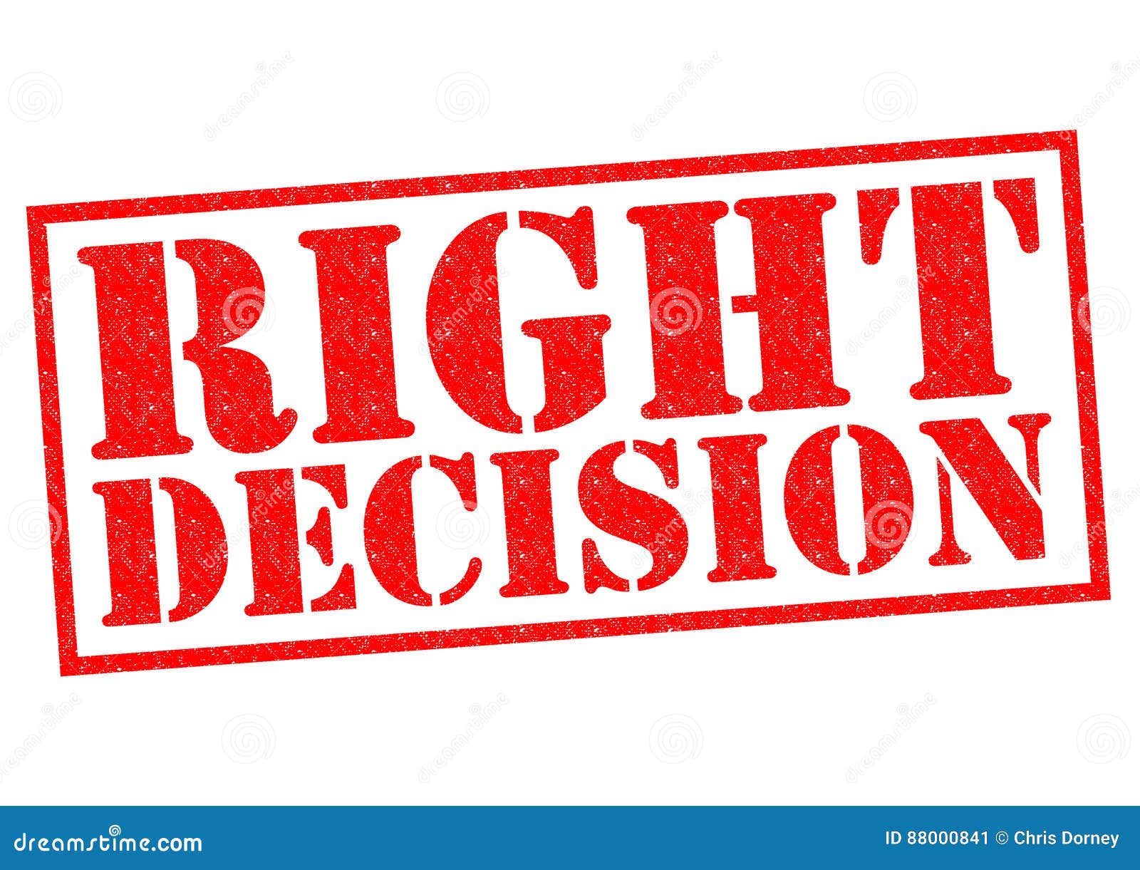 RIGHT DECISION stock illustration. Illustration of judgment 88000841