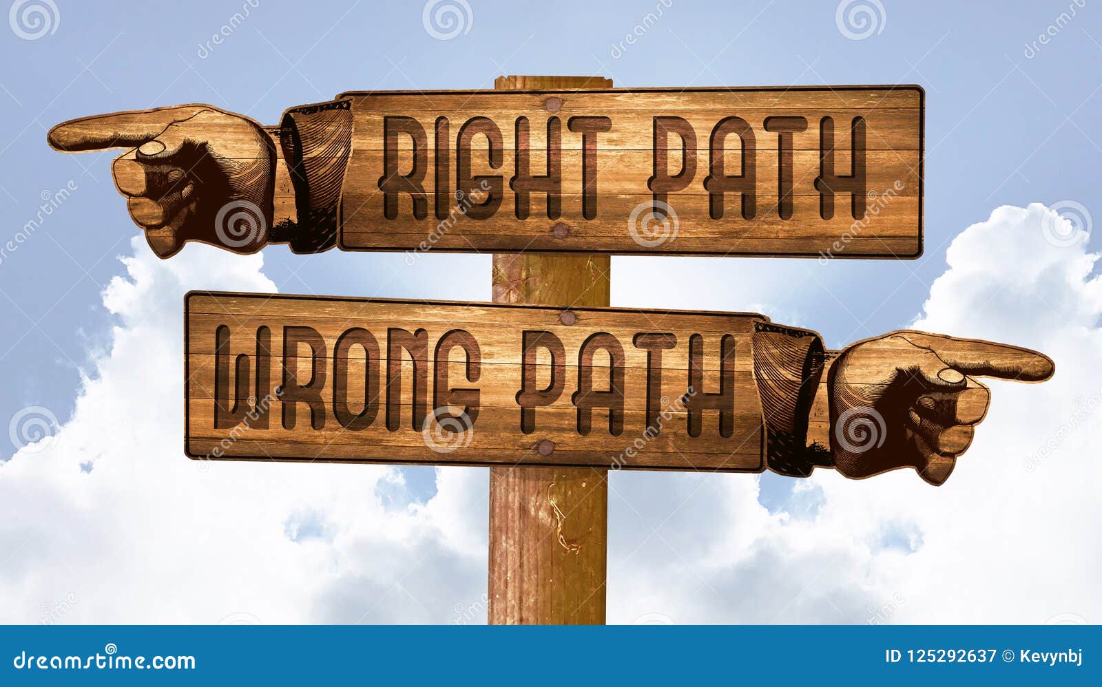 right path wrong path sign pointing fingers q&a