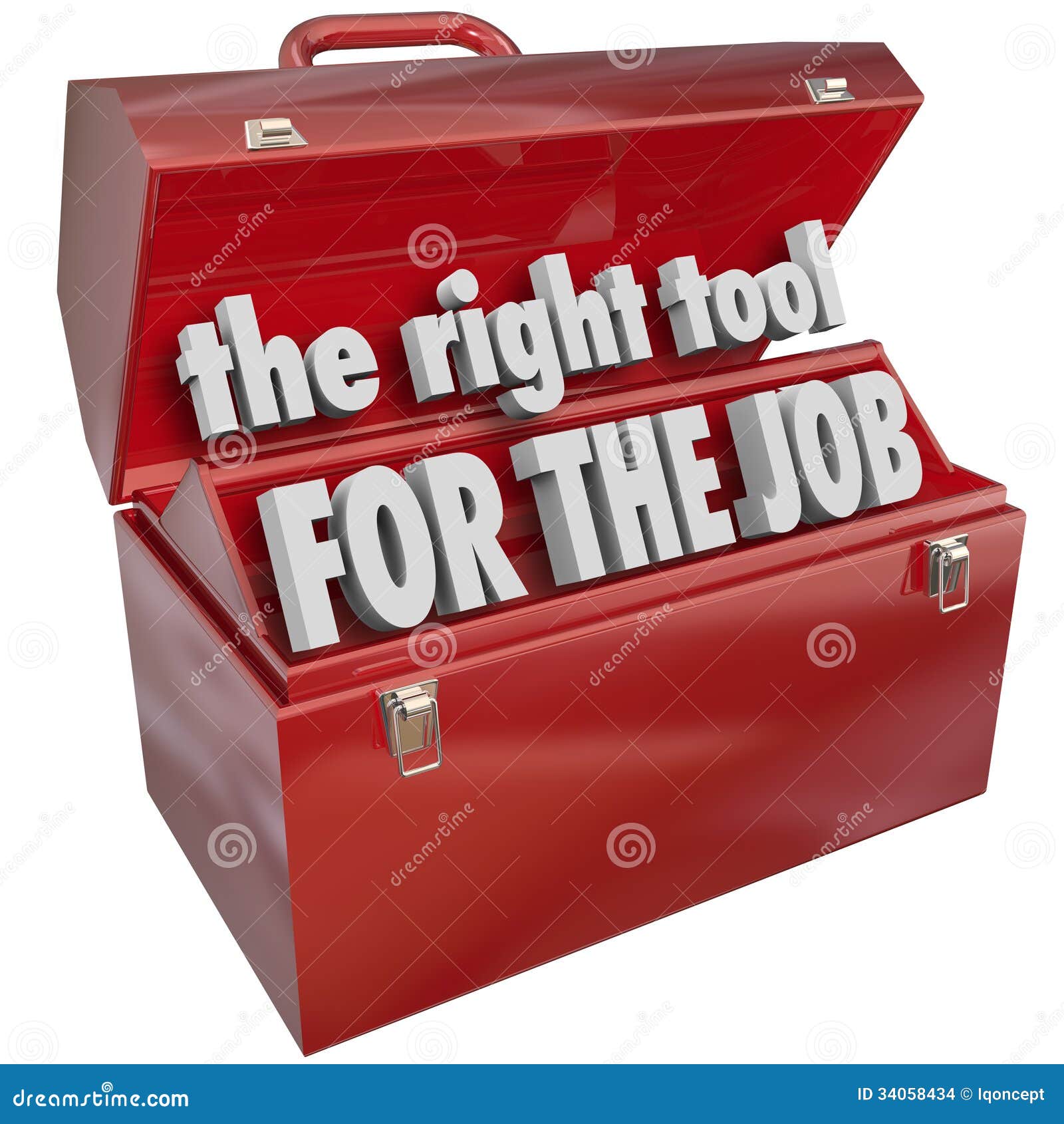 the right tool for the job toolbox experience skills