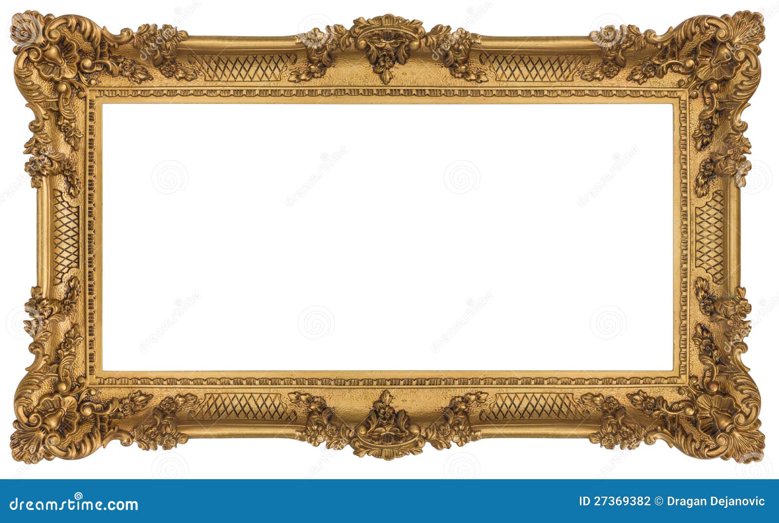 Rijk Gouden Barok Frame stock foto. Image of banier, antiquiteit 27369382