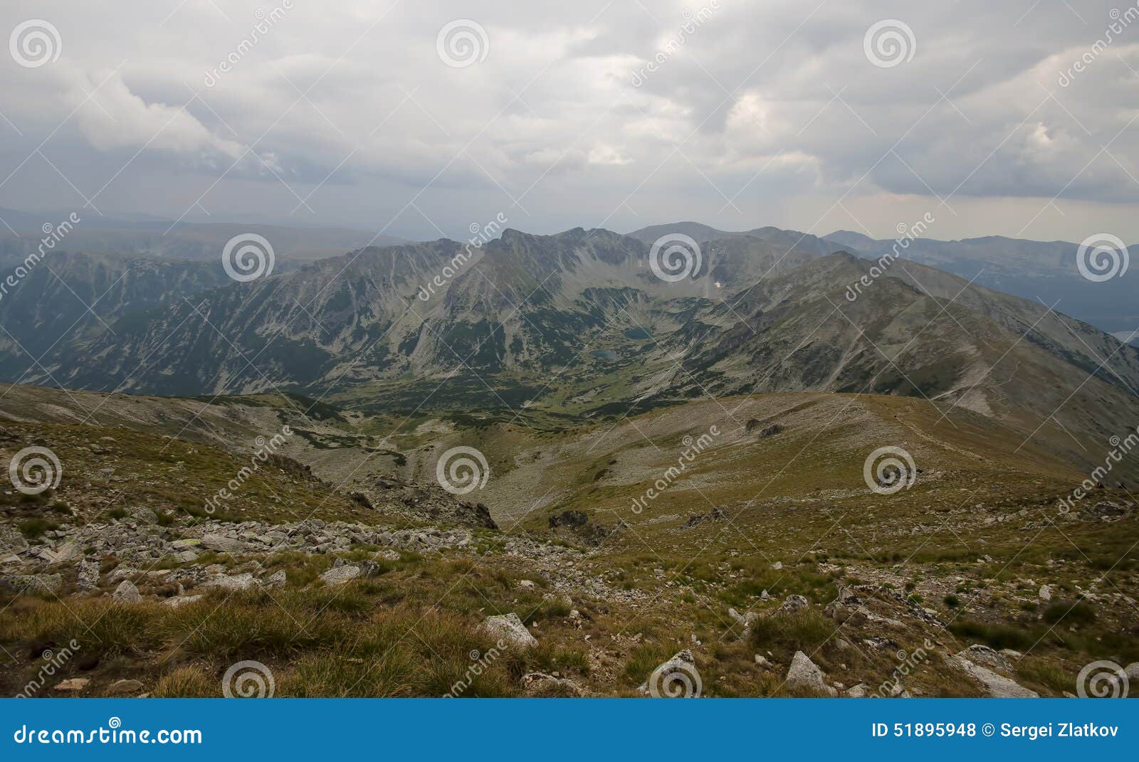 Rila Mountain stock photo. Image of brown, land, rest - 51895948