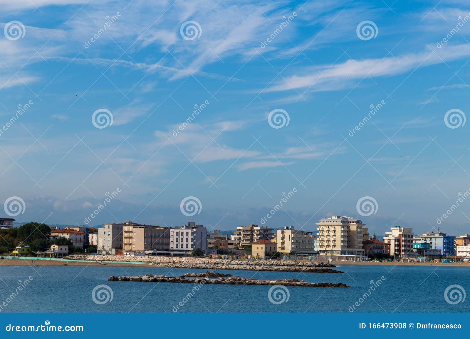 Rimini a Tourist Town on the Adriatic Coast Editorial Stock Photo ...