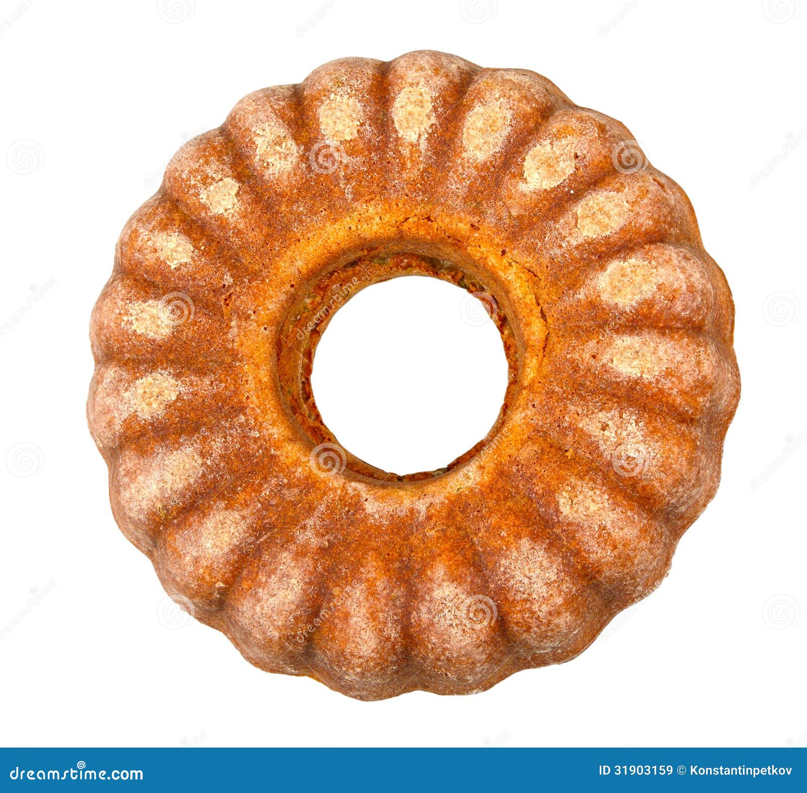 Ring cake isolated stock image. Image of yummy, snack 31903159