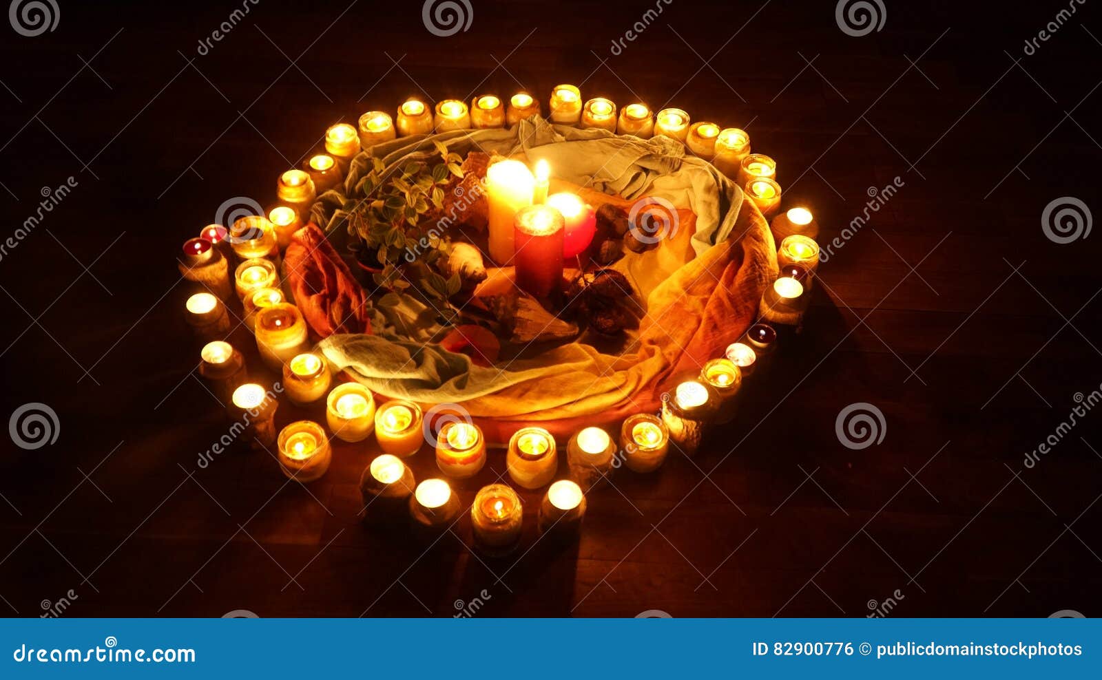 Ring Of Candles Picture. Image 82900776
