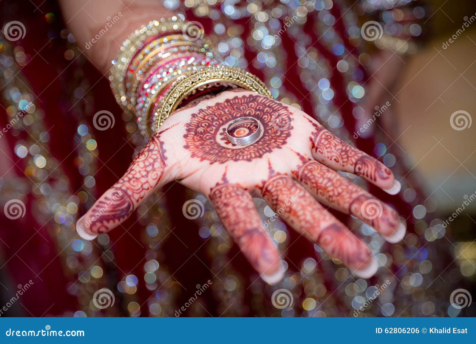 Ring in hand stock photo. Image of henna, ring, indian 62806206