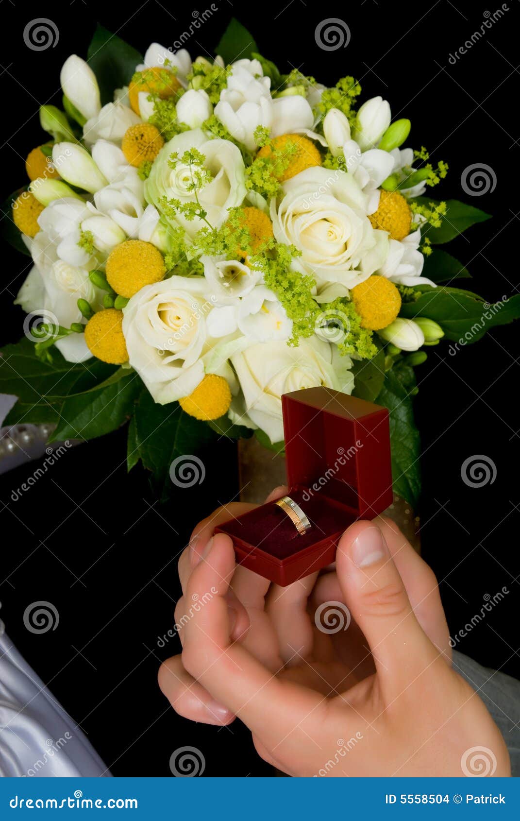 Ring, proposal, bouquet stock photo. Image of happy, groom 5558504