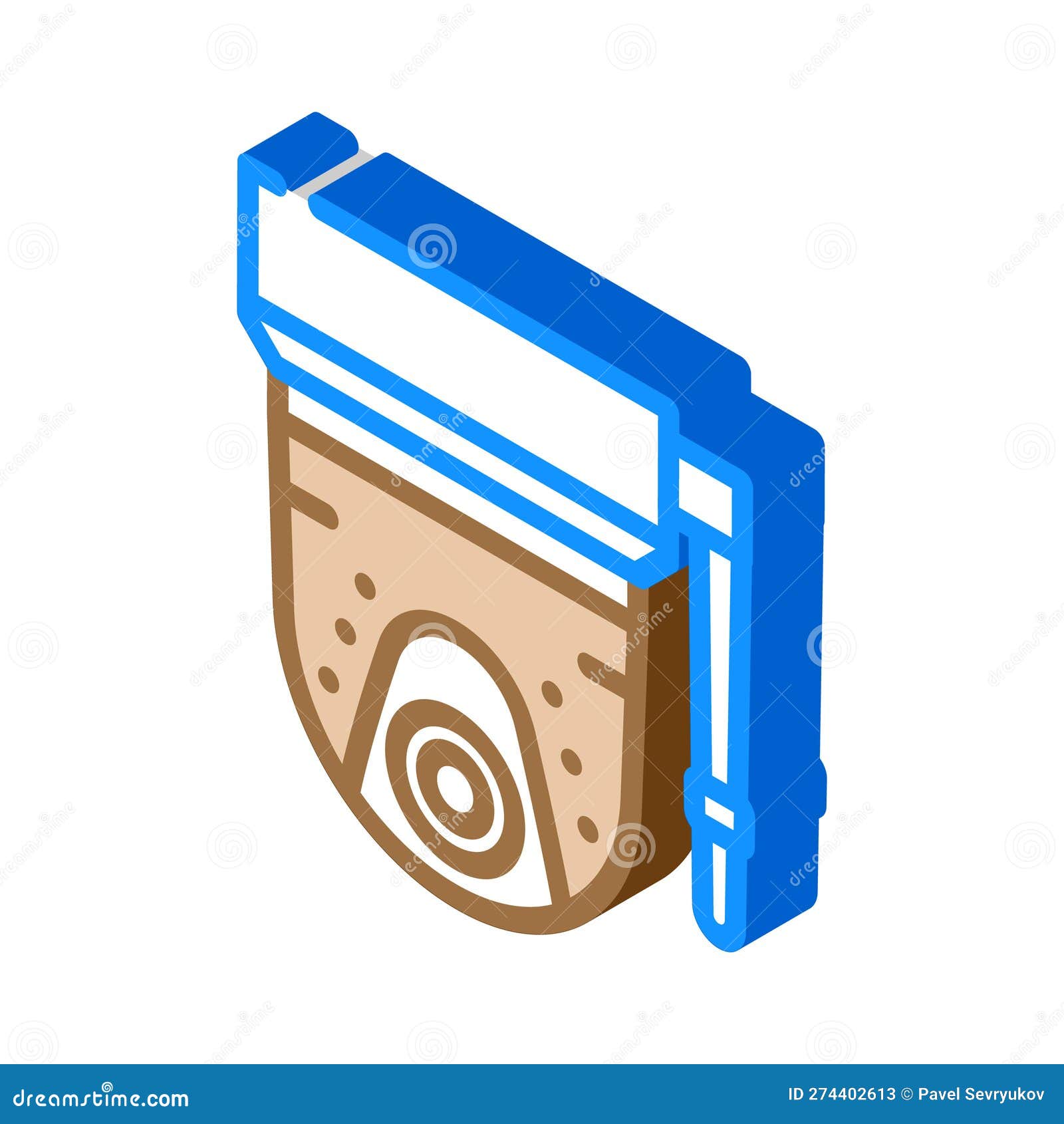 Ring Security Camera Garage Tool Isometric Icon Vector Illustration ...