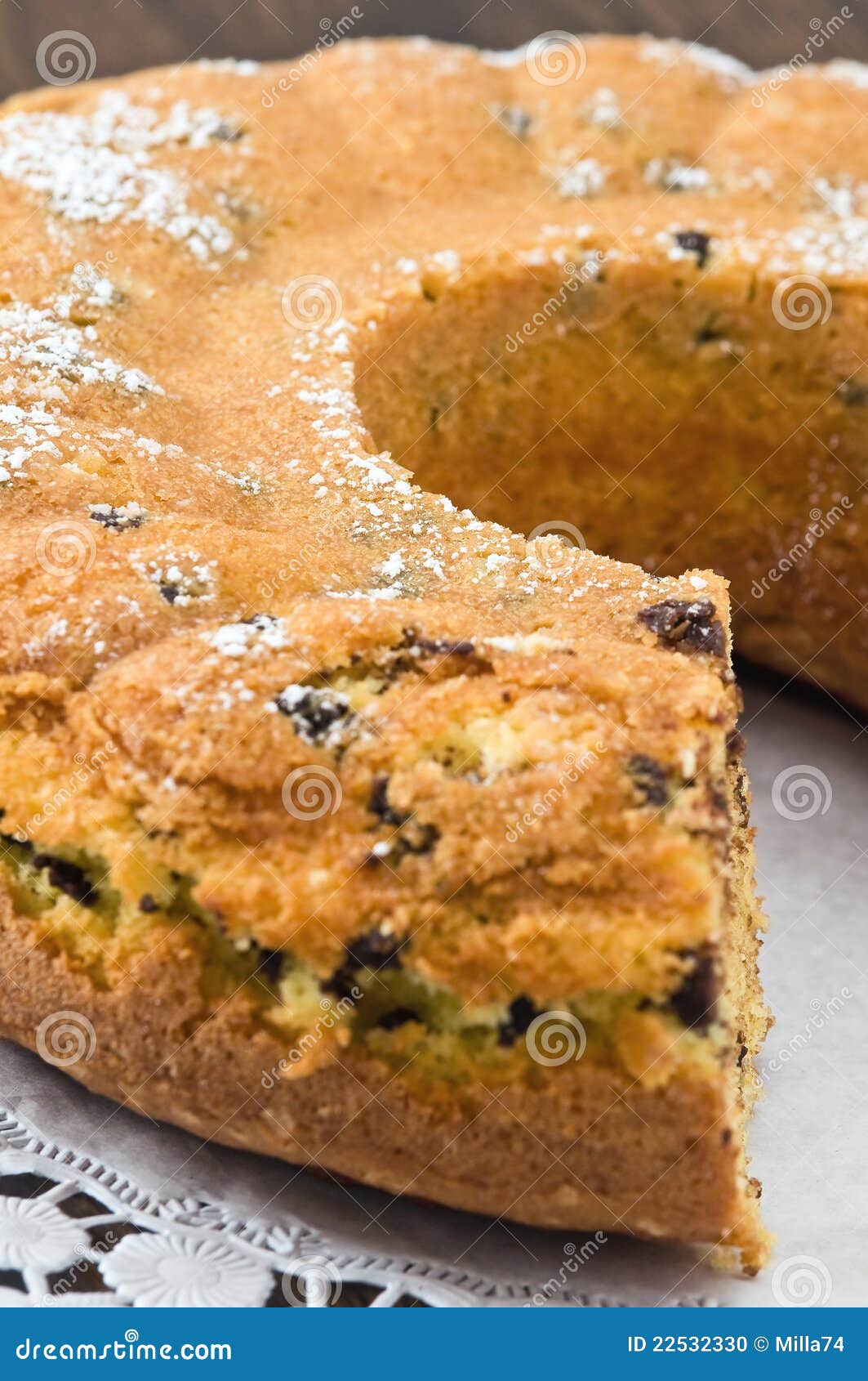 Ringshaped cake. stock photo. Image of fragrance, gastronomy 22532330