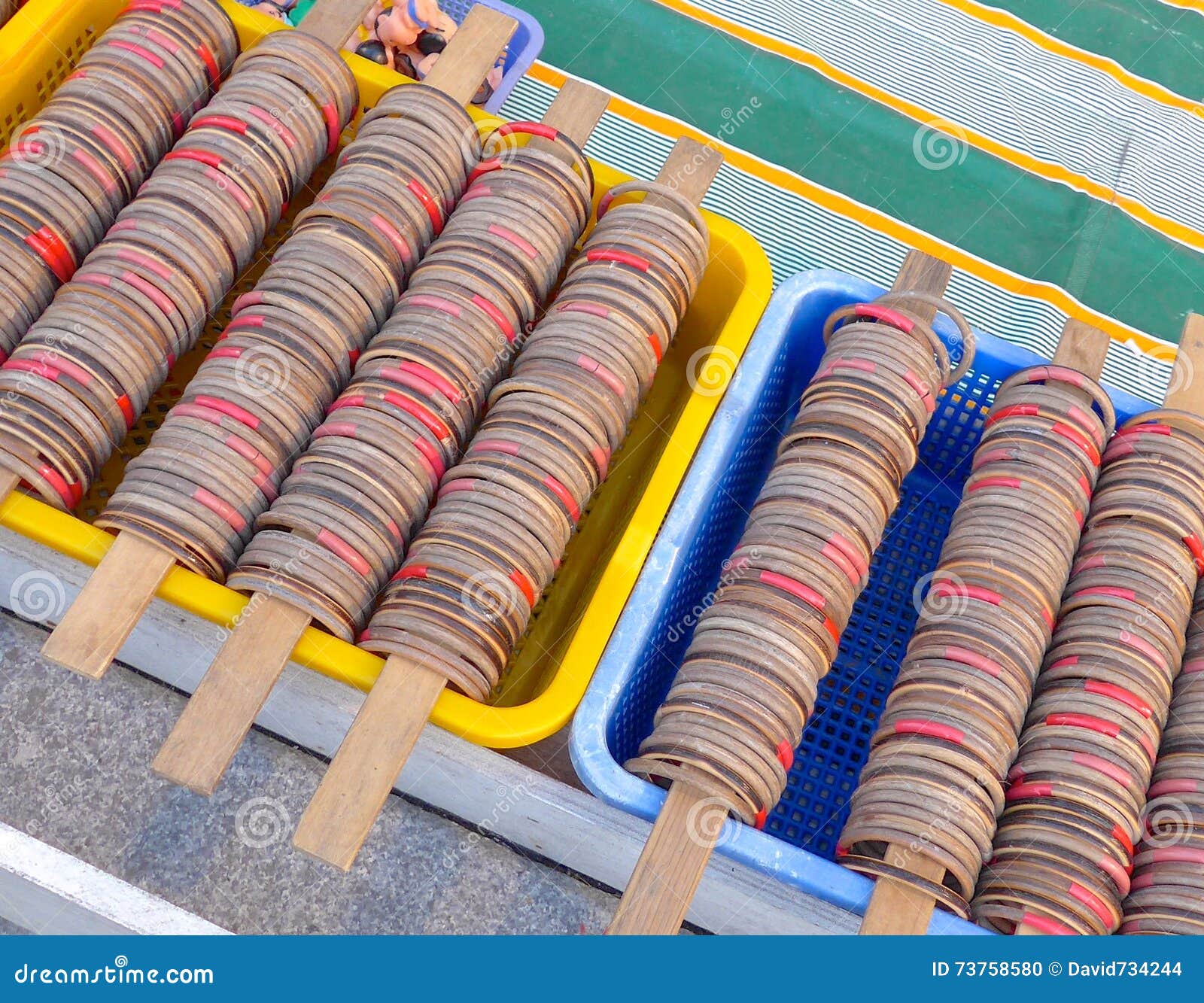 Ring toss game closeup stock photo. Image of failure 73758580