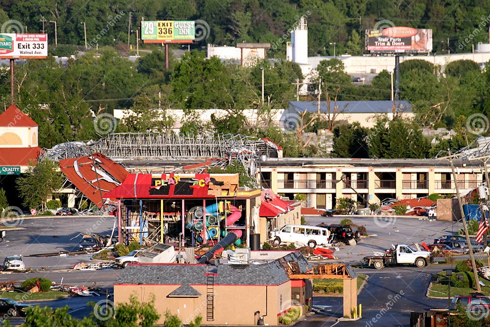 Ringgold Tornado Damage Editorial Photo Image of weather