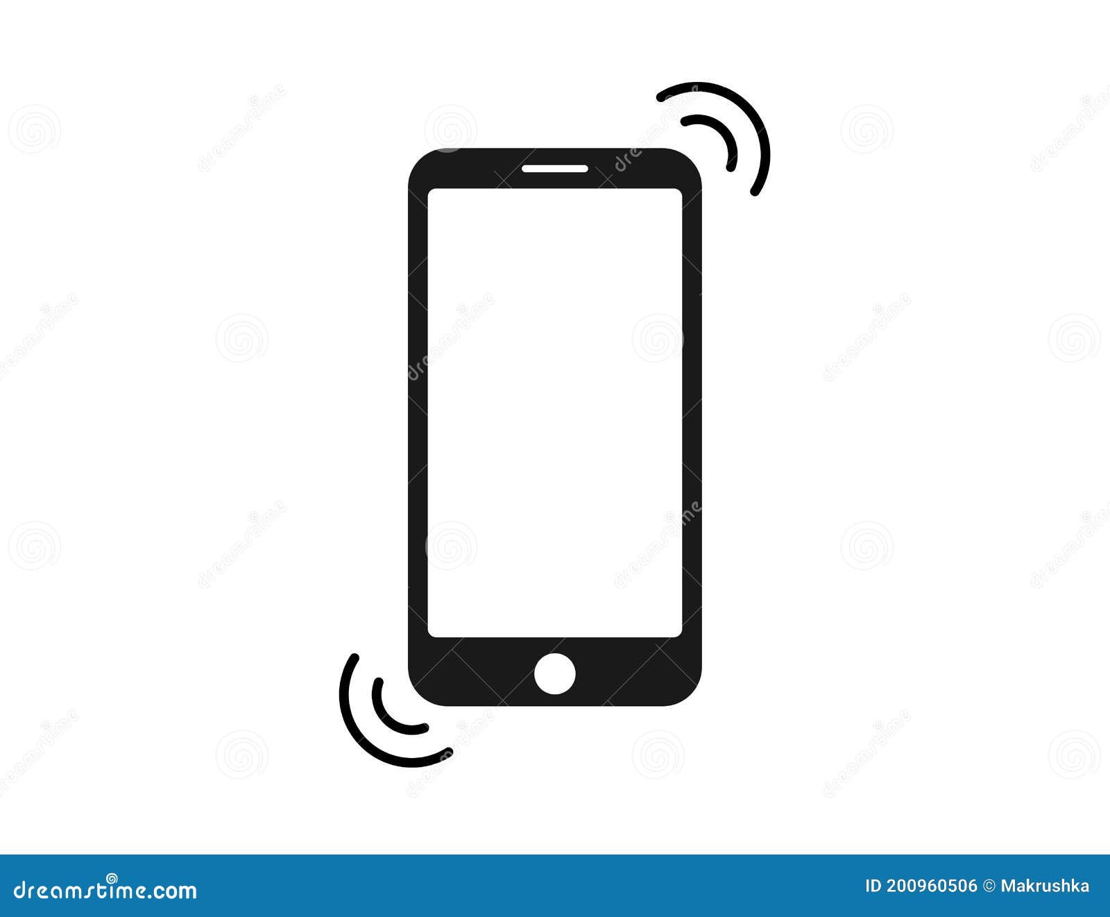 Ringing smartphone glyph icon. Mobile voice control. Sound command. Loud  volume, audio frequency. Phone call, vibro signal. Silhouette symbol.  Negative space. Vector isolated illustration 4438308 Vector Art at Vecteezy