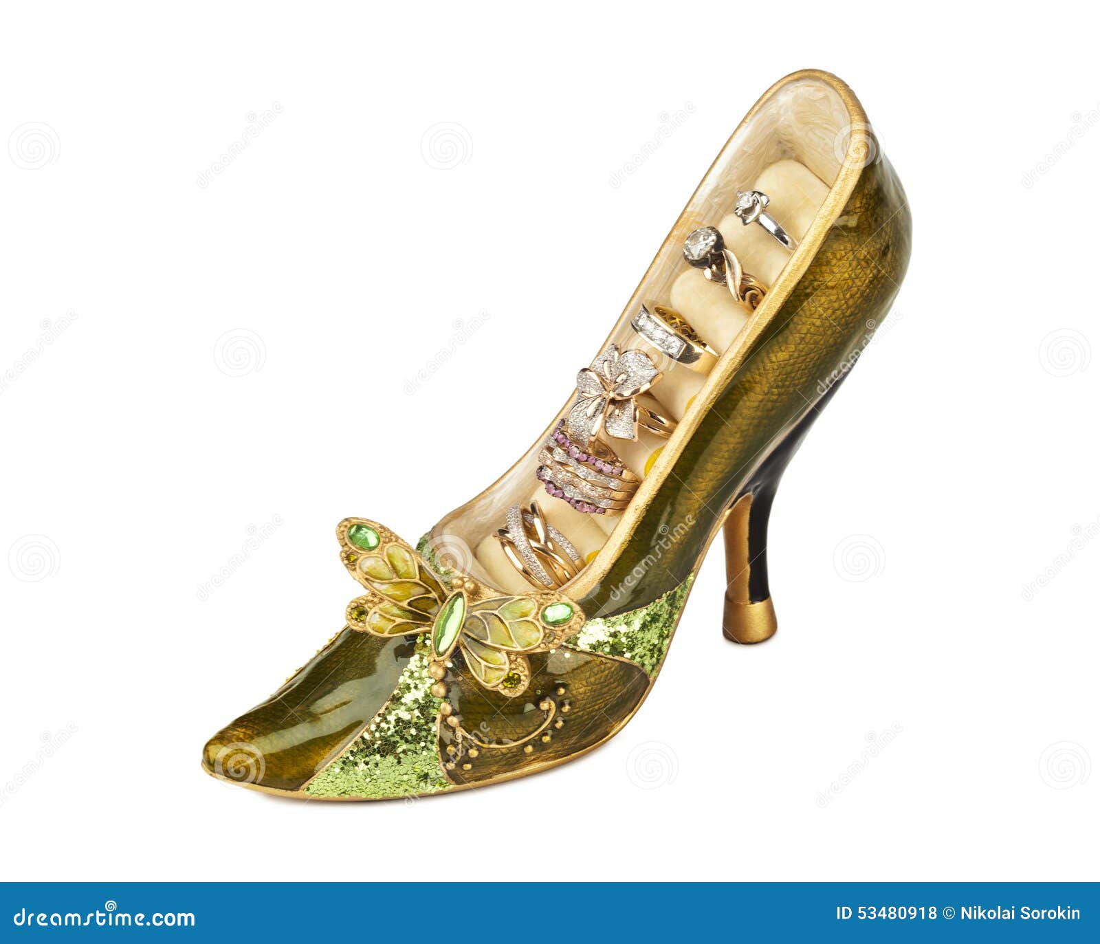 Rings and Jewelry in Holder Stock Photo Image of brilliant, high