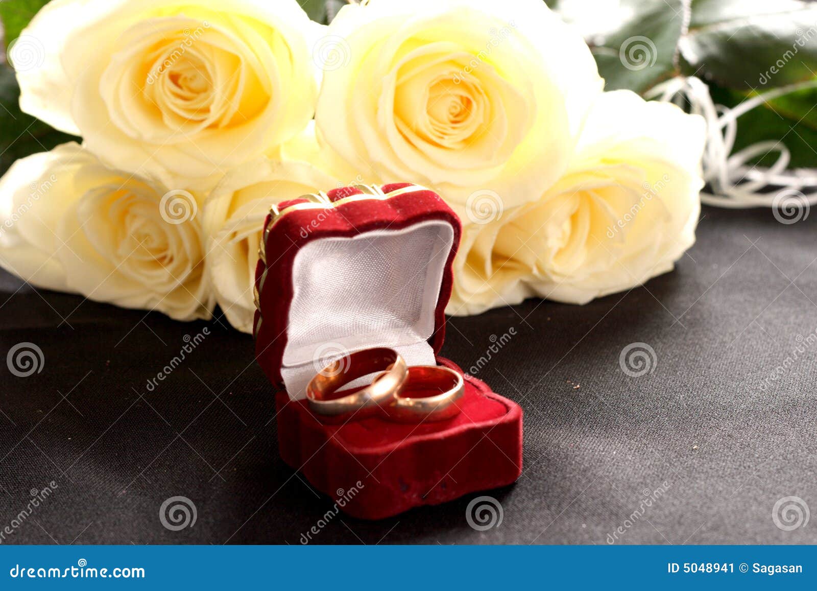 Rings and roses stock image. Image of rings, jewelry, floral - 5048941