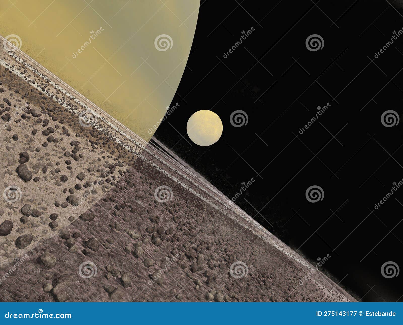 HOW A MASSIVE MOON COLLISION CREATED SATURN S RINGS AND TITAN visual data 3