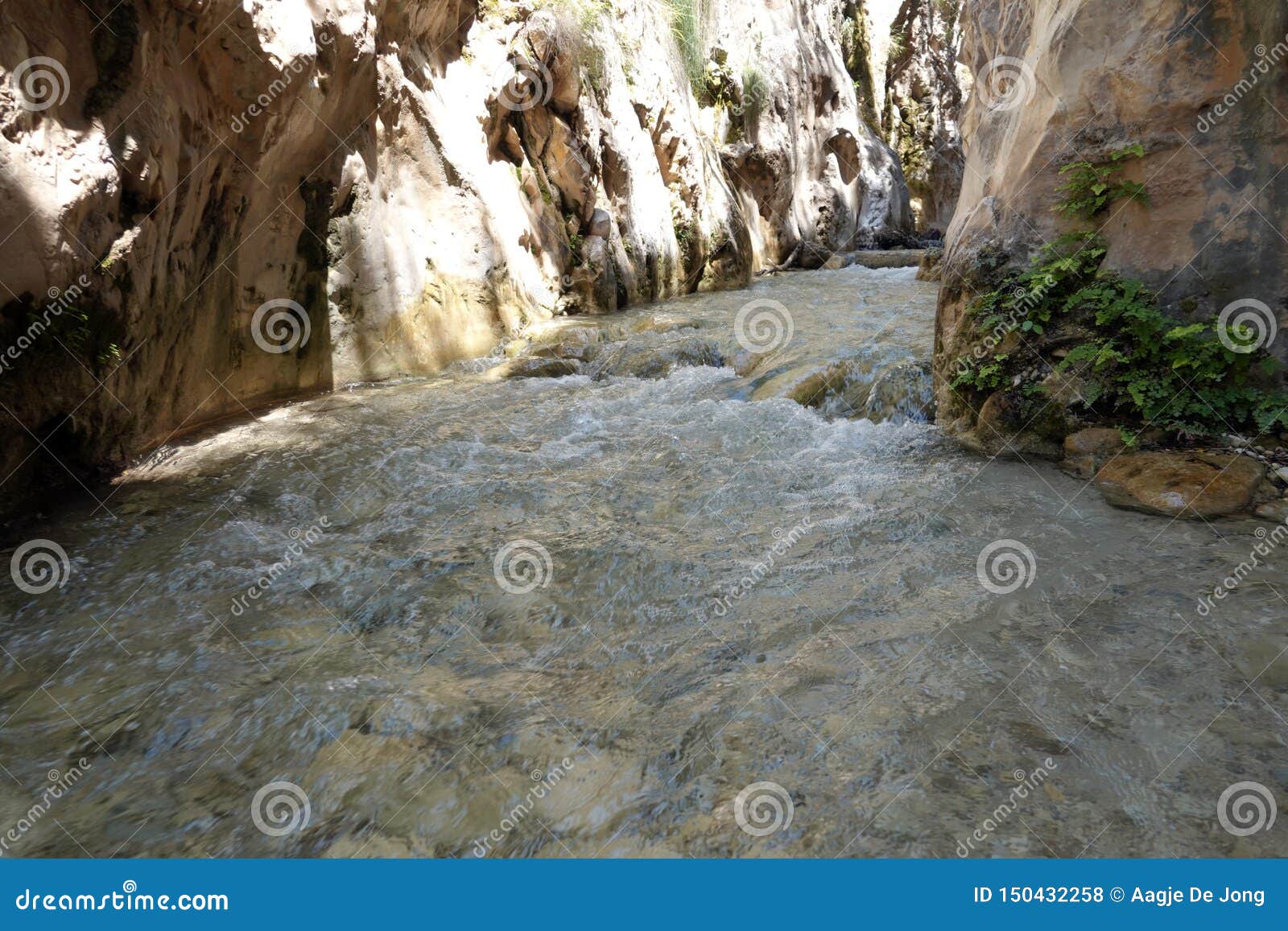 rio chillar in nerja in andalusia, spain